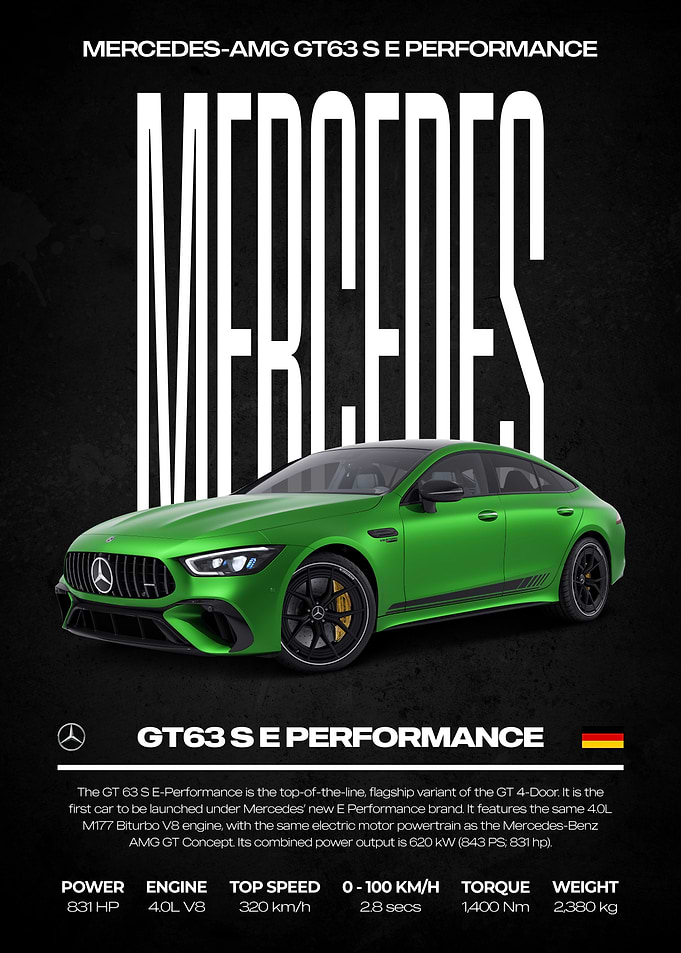 Mercedes-AMG GT63 SE Performance Car