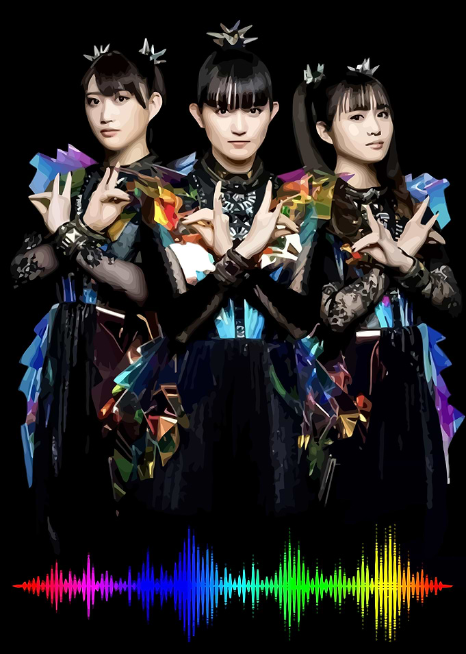 Babymetal Trio with Sound Wave