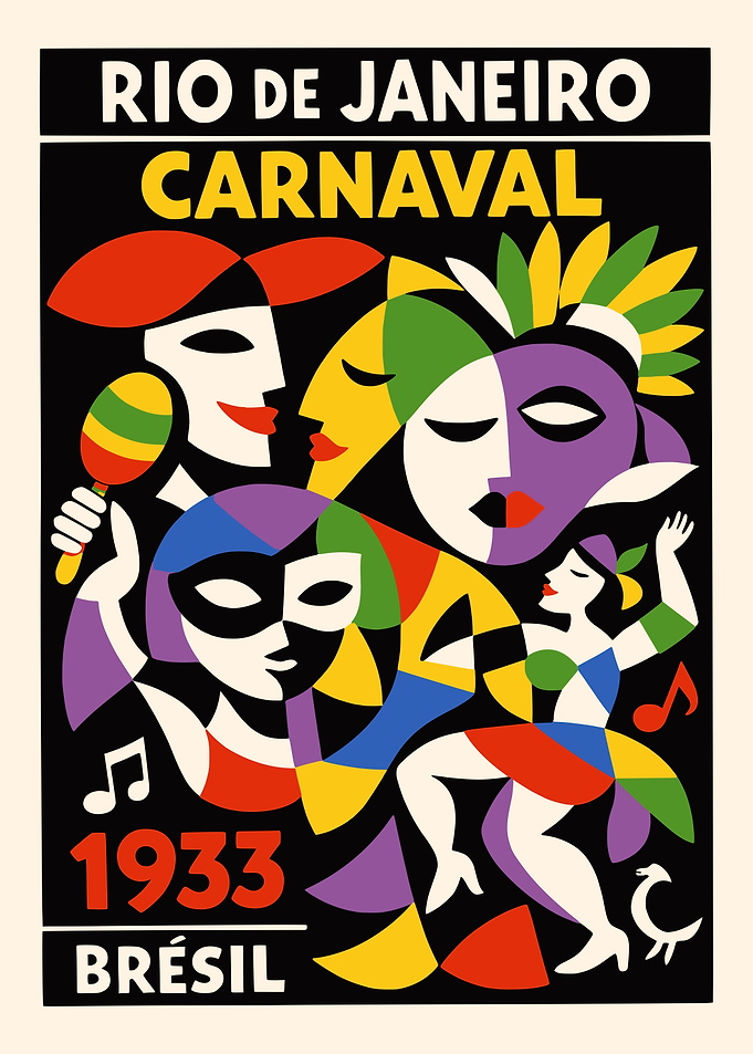 Rio de Janeiro Carnaval 1933 Poster