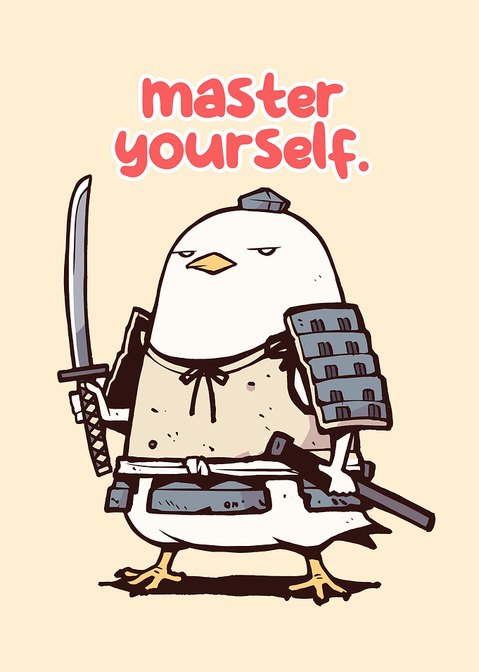 Samurai Chicken with Katana