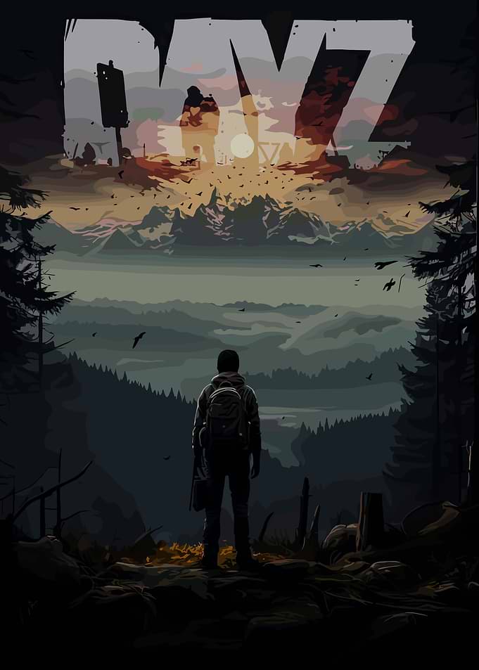 DayZ Game Art with Survivor