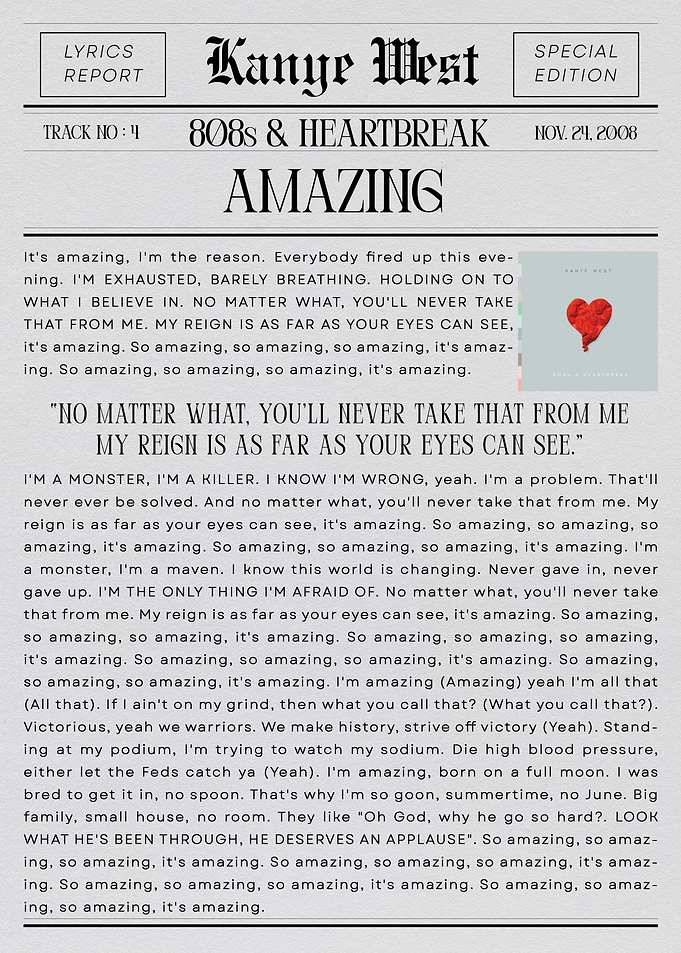 Kanye West AMAZING