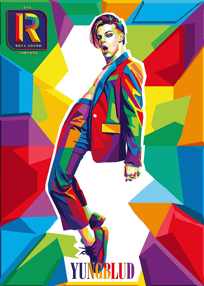 Yungblud Rock Sound Awards Pop Art