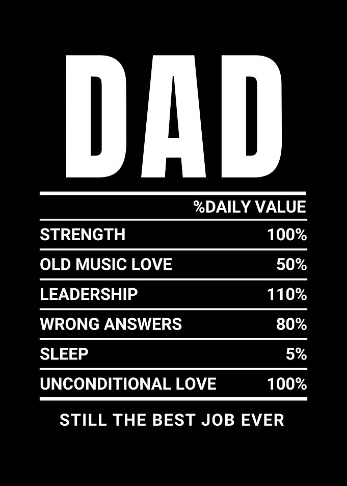 Dad Nutritional Facts