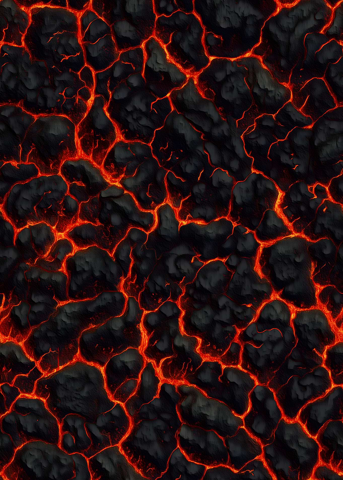 Cracked Lava Texture Background