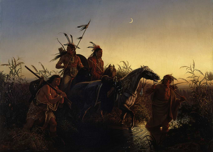 The Captive Charger (1854) by Charles Ferdinand Wimar