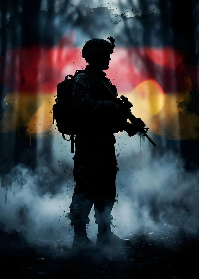 German Soldier Silhouette