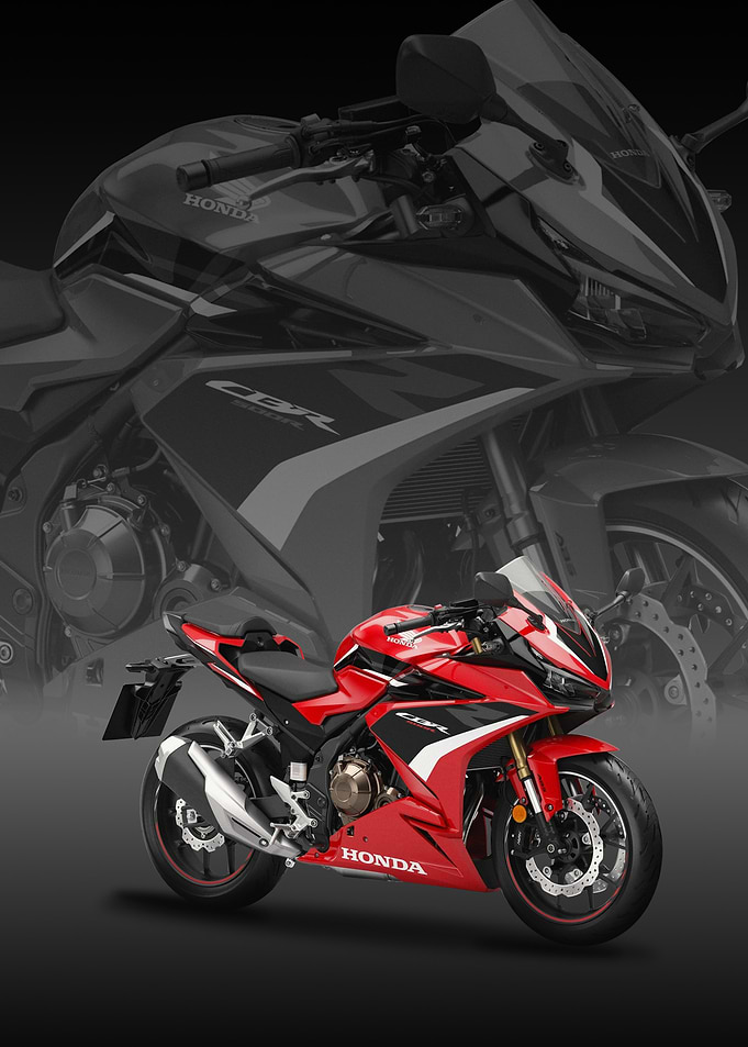 Red Honda CBR 500R Motorcycle