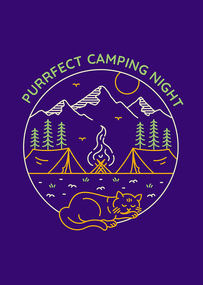 Purrfect Camping Night
