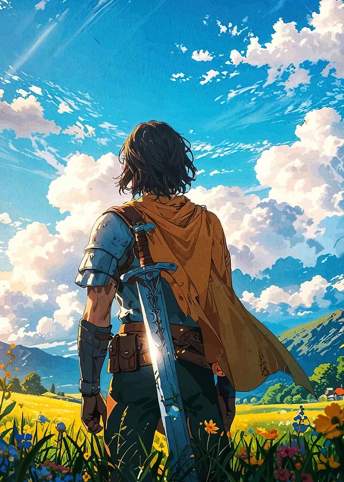 Warrior Gazing at the Sky