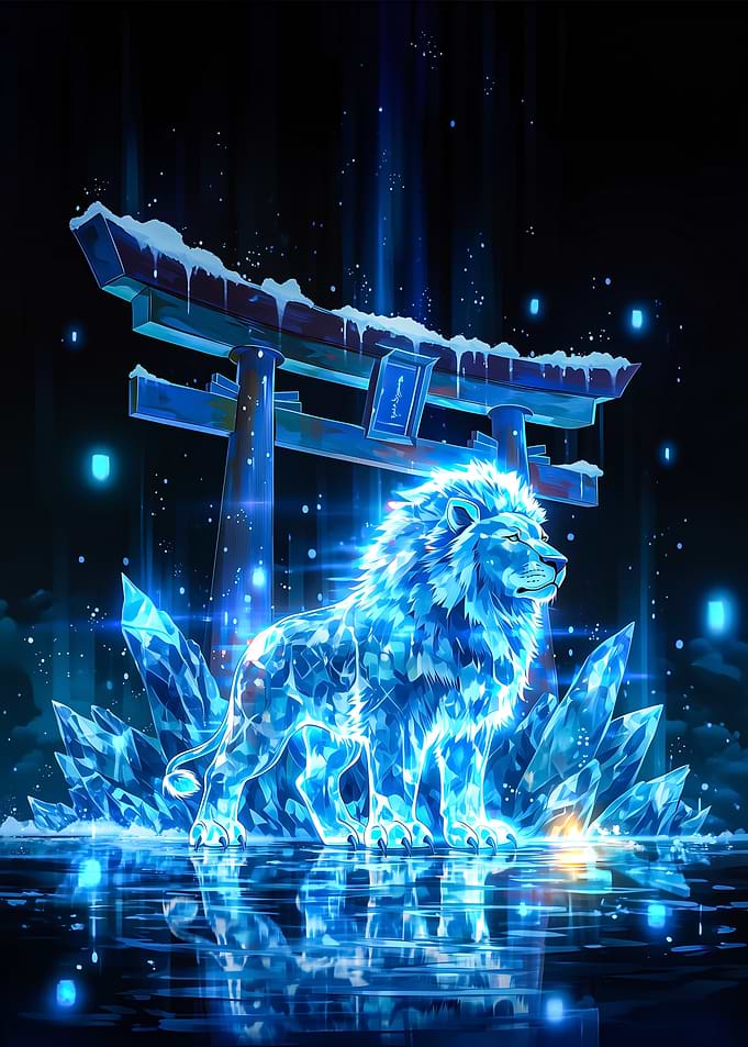 Ice Lion Guardian