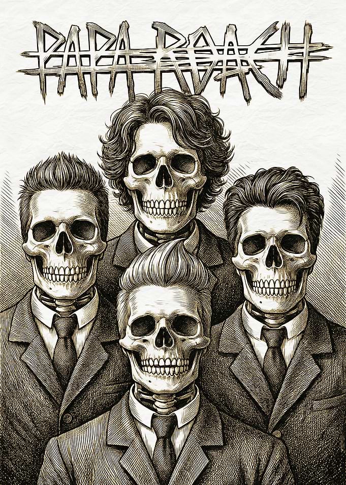 Papa Roach Skulls in Suits
