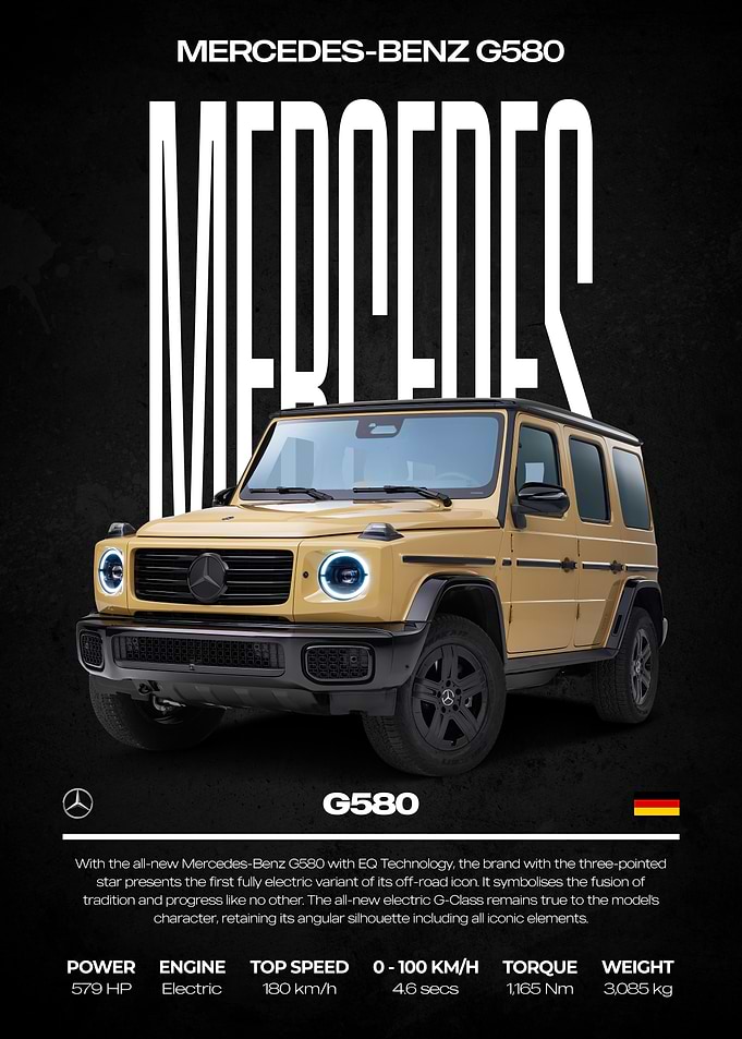 Mercedes-Benz G580 Electric Car