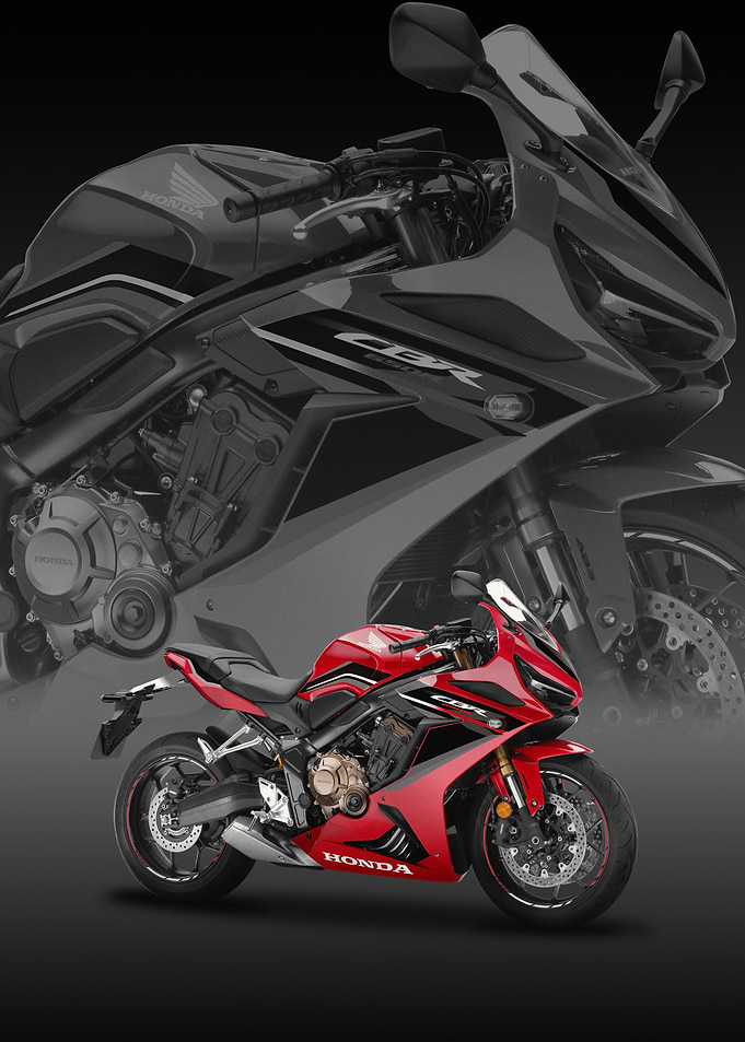 Red Honda CBR 650R Motorcycle