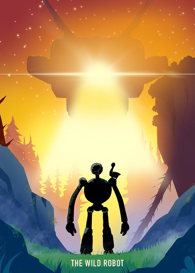 The Wild Robot Poster