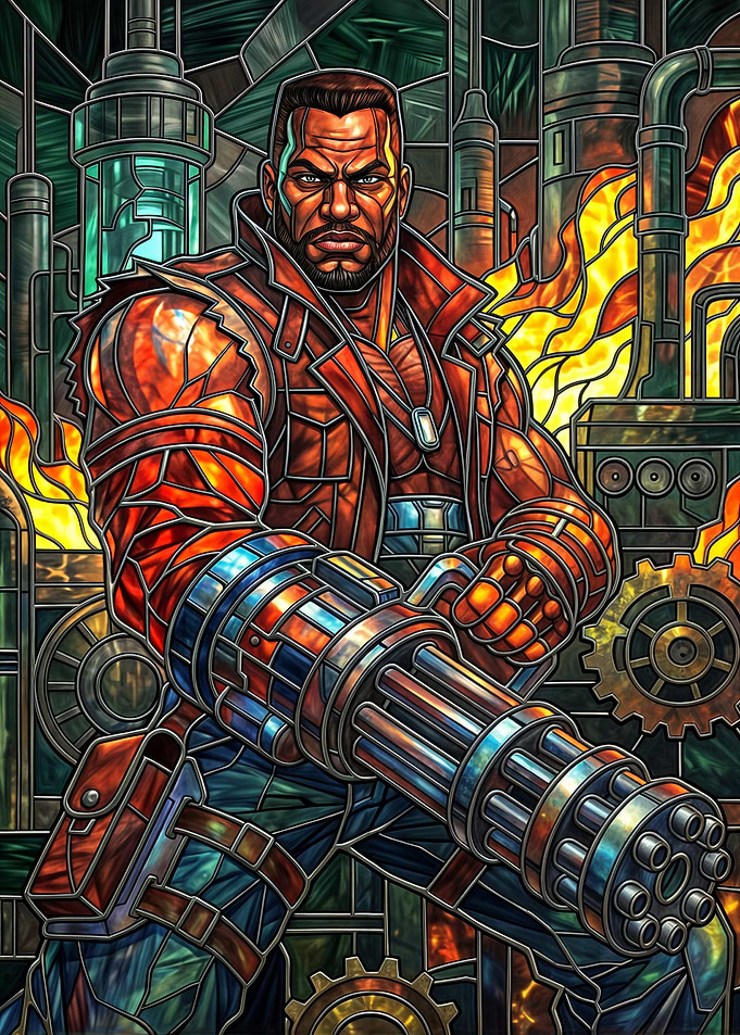 Final Fantasy VII Barret