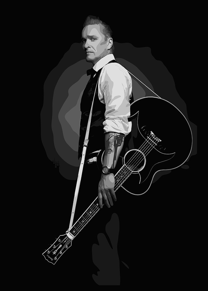 Musician with Acoustic Guitar