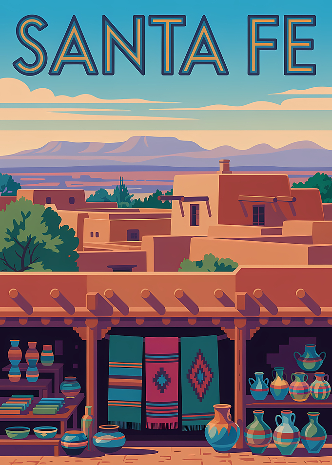 Santa Fe Southwestern Landscape