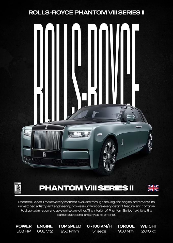 Rolls-Royce Phantom VIII Series II Poster