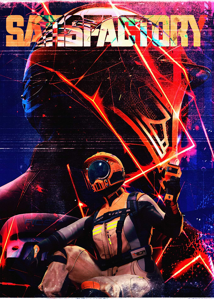 Satisfactory Game Poster