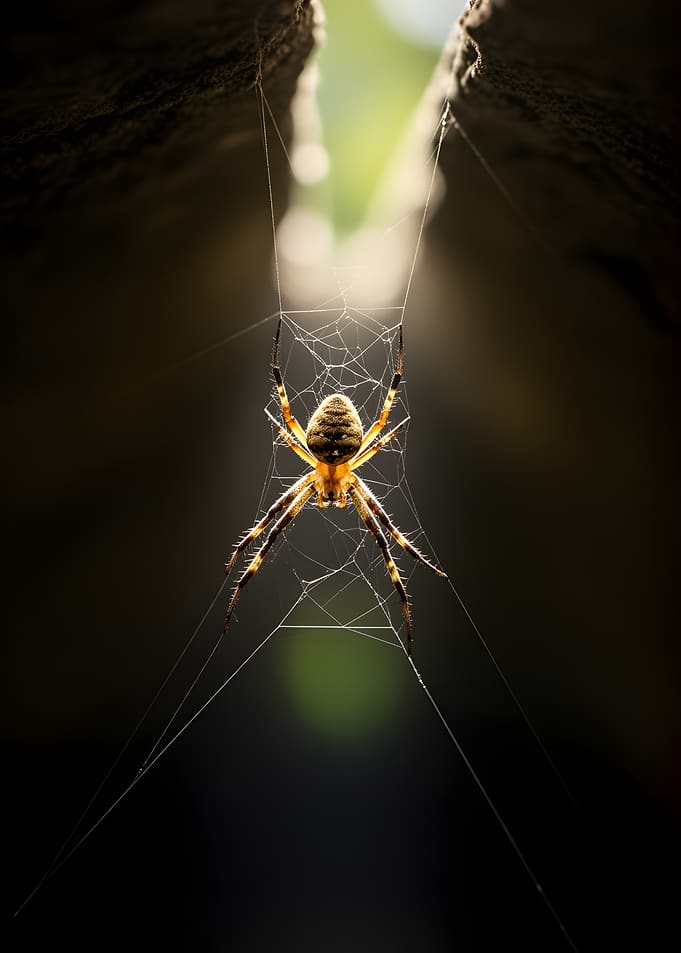 Spider on a Web