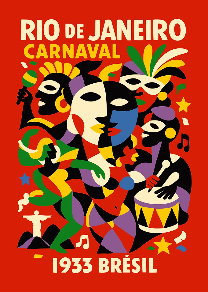 Rio de Janeiro Carnival 1933 Poster