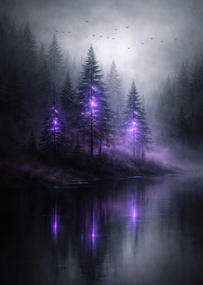 Enchanted Forest by the Lake