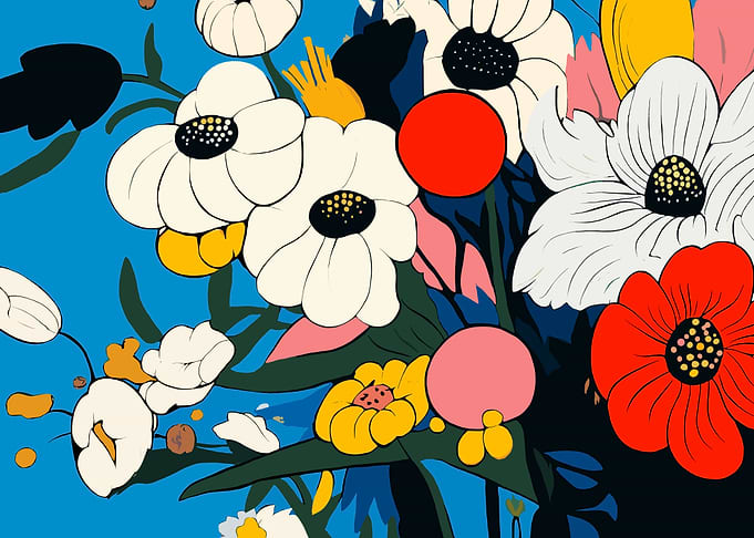 Vibrant Floral Illustration