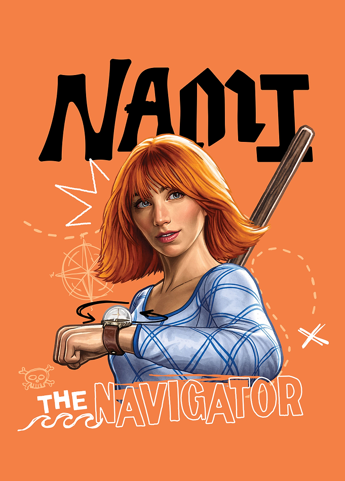 Nami: The Navigator's Confident Gaze