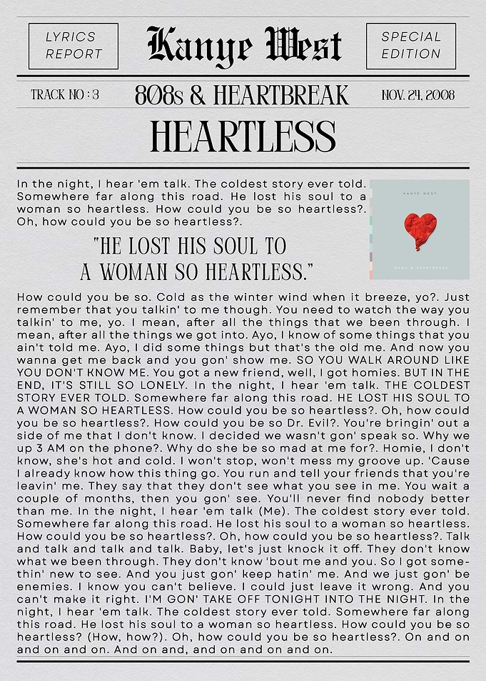 Kanye West Heartless