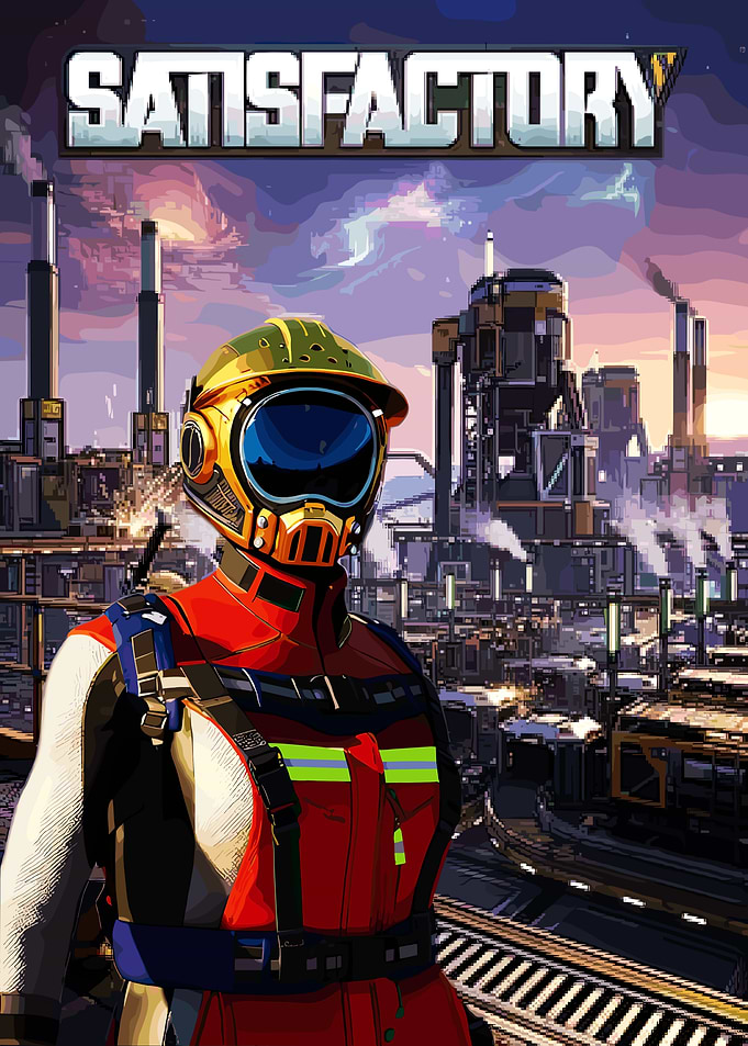 Satisfactory Game Cover Art