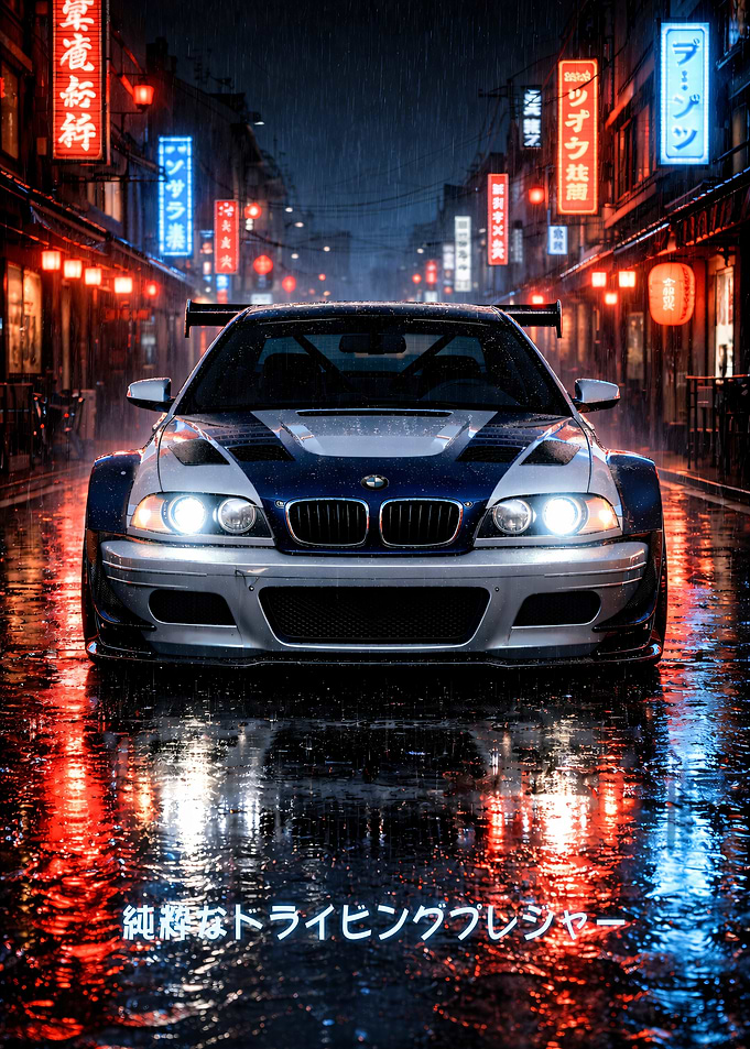 Rainy Night Street Race
