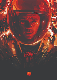 The Martian in Red Helmet