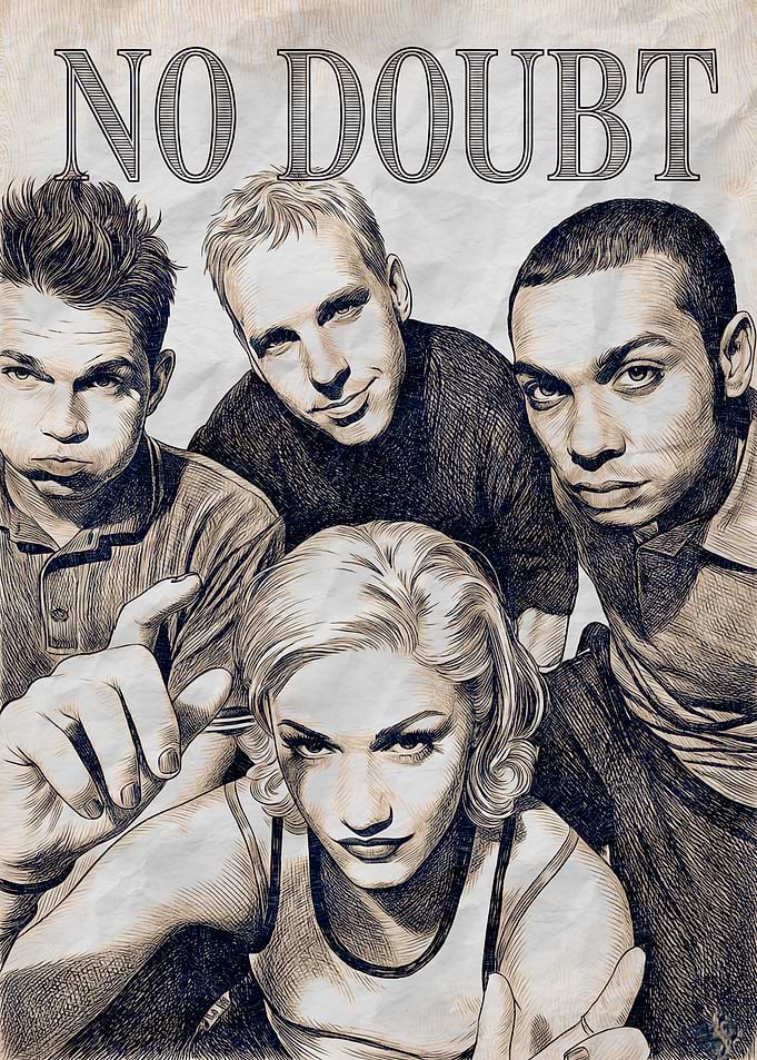 No Doubt Band Portrait