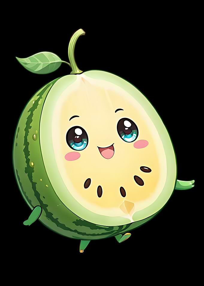 Cute Kawaii Watermelon Character
