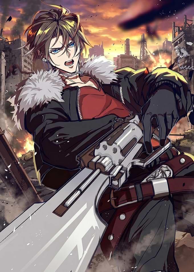 squall leonhart with sword