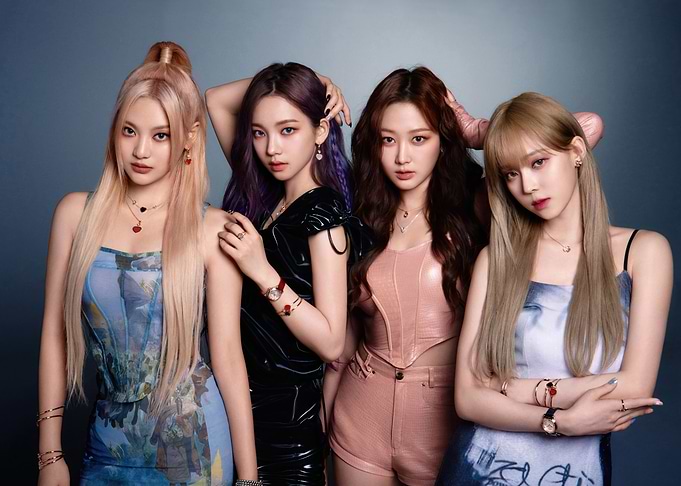 aespa K-Pop Group aespa Poses for Fashion Shoot