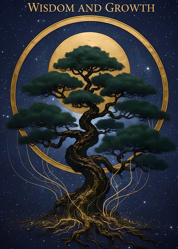 Wisdom and Growth Bonsai Tree