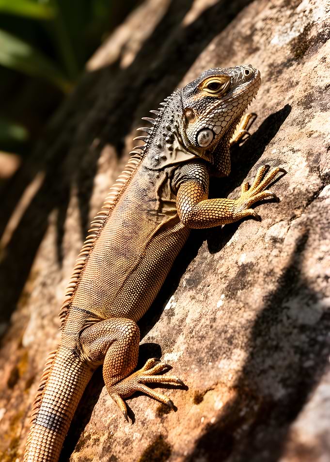 Iguana on a Rock