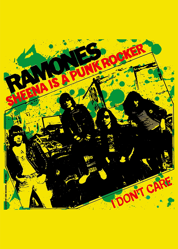 Ramones Sheena Is A Punk Rocker Poster