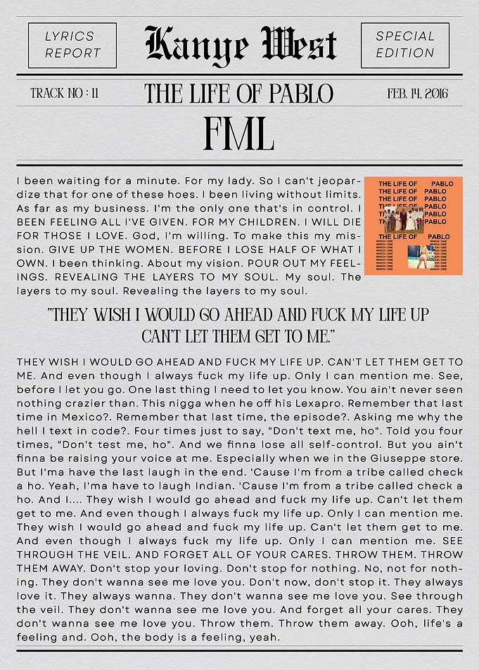 Kanye West FML