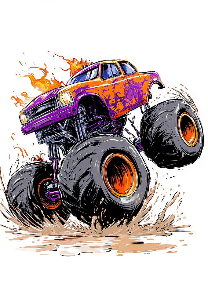 Monster Truck in Action