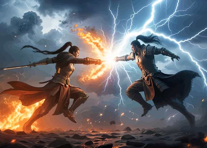 Epic Fantasy Battle