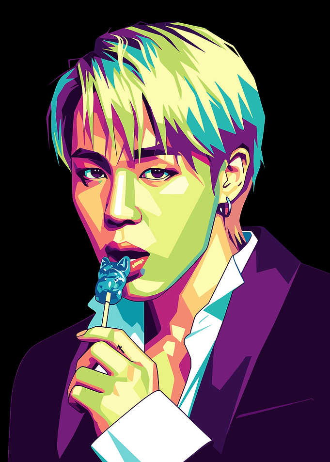 Park Jimin Pop Art Portrait