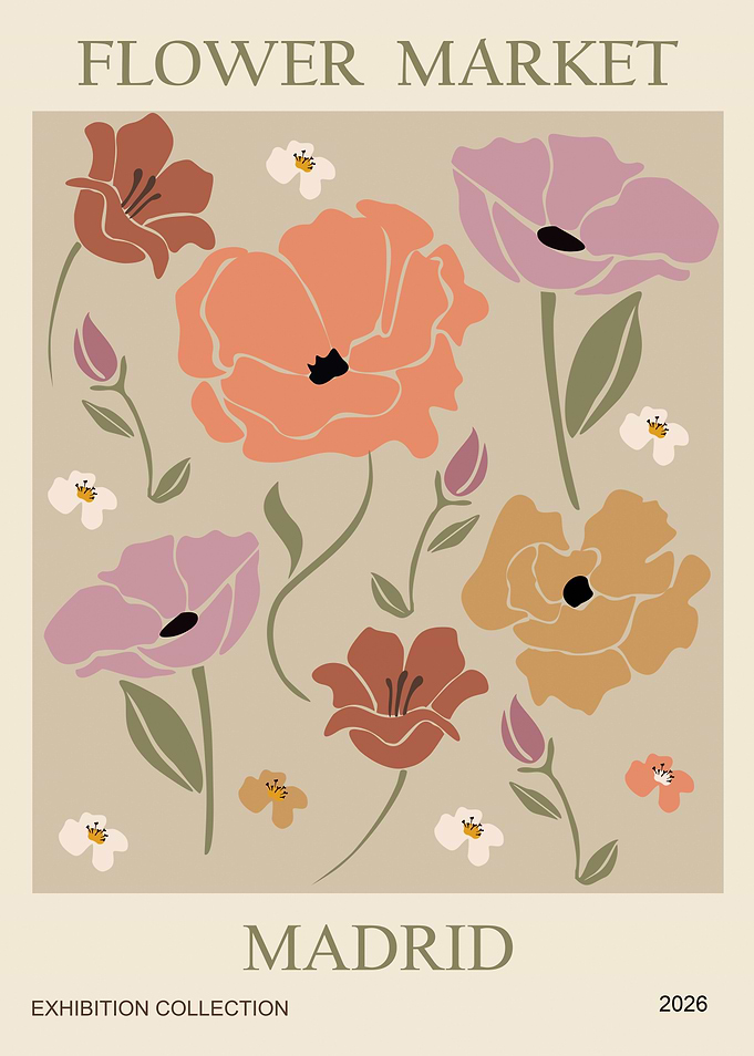 Floral Market Poster