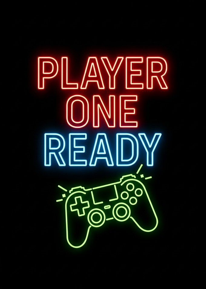Player One Ready Neon Sign