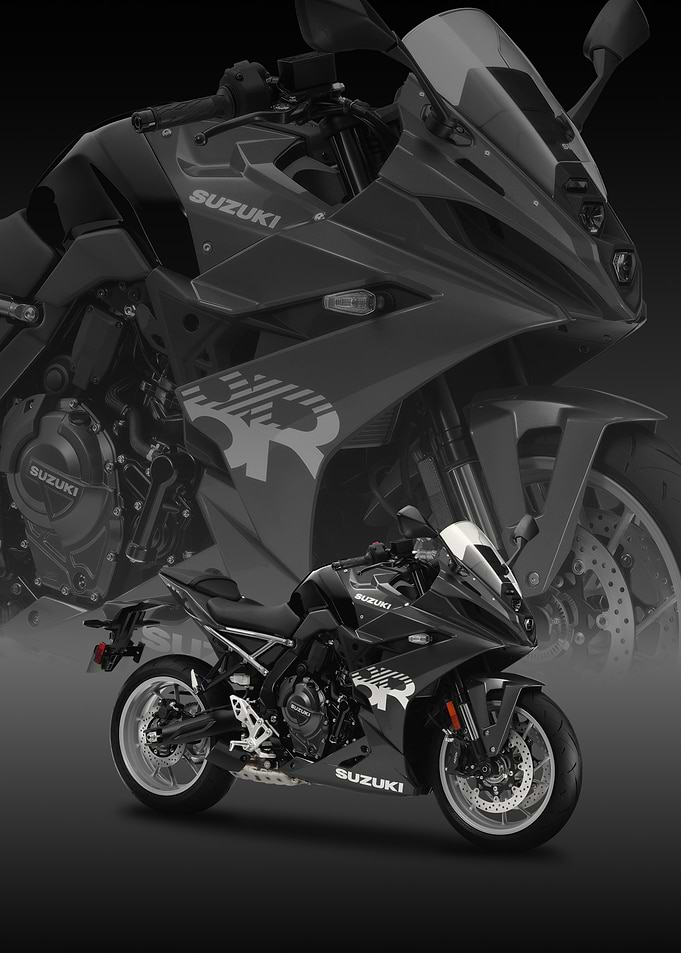Black Suzuki GSX 8R