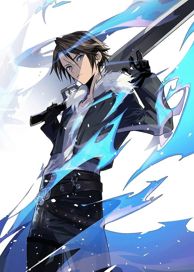 squall leonhart with sword