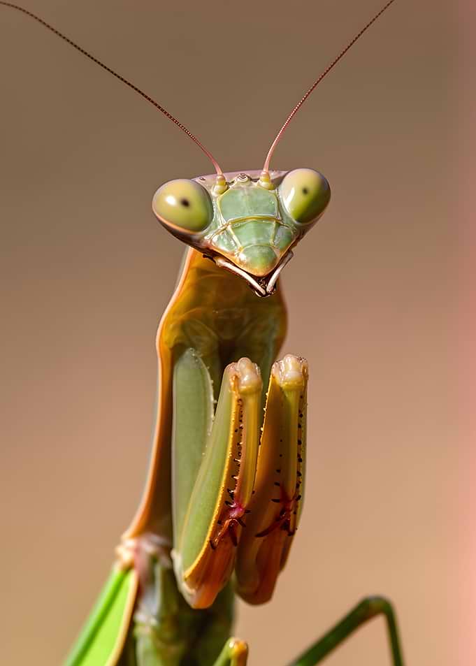 Praying Mantis Close-Up