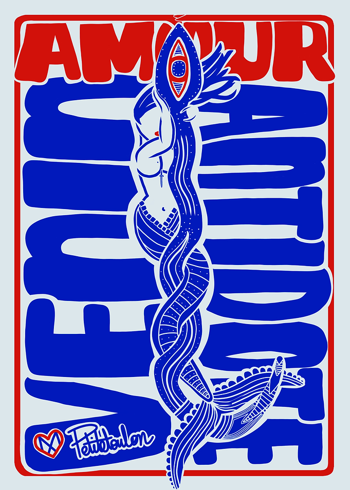 Amour Toxique Vintage Poster
